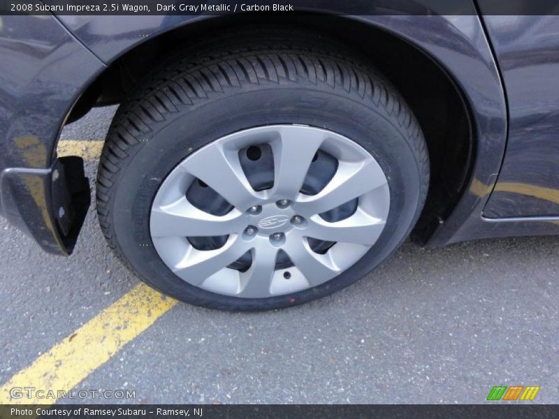Dark Gray Metallic / Carbon Black 2008 Subaru Impreza 2.5i Wagon