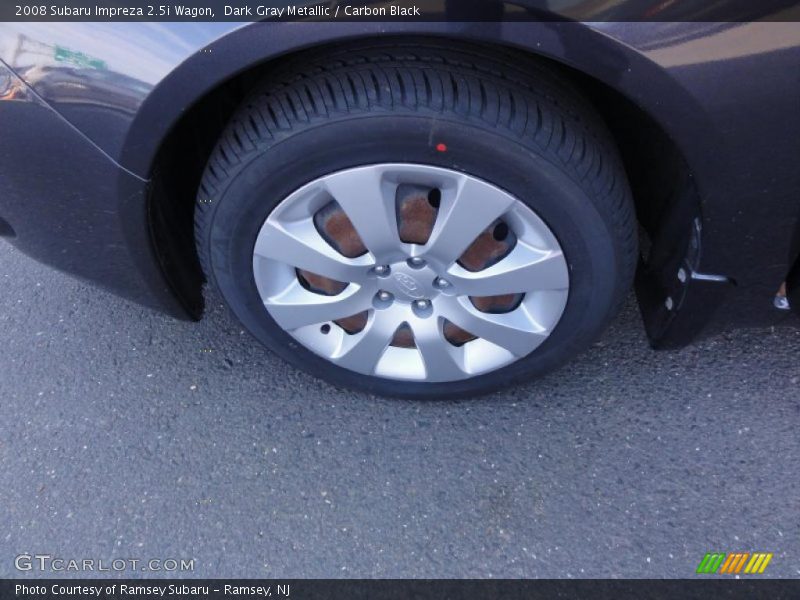Dark Gray Metallic / Carbon Black 2008 Subaru Impreza 2.5i Wagon