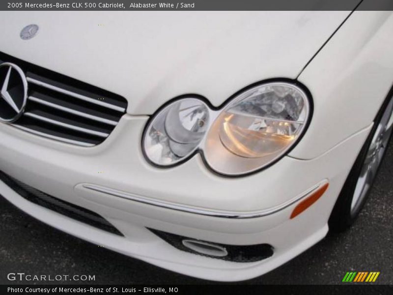 Alabaster White / Sand 2005 Mercedes-Benz CLK 500 Cabriolet