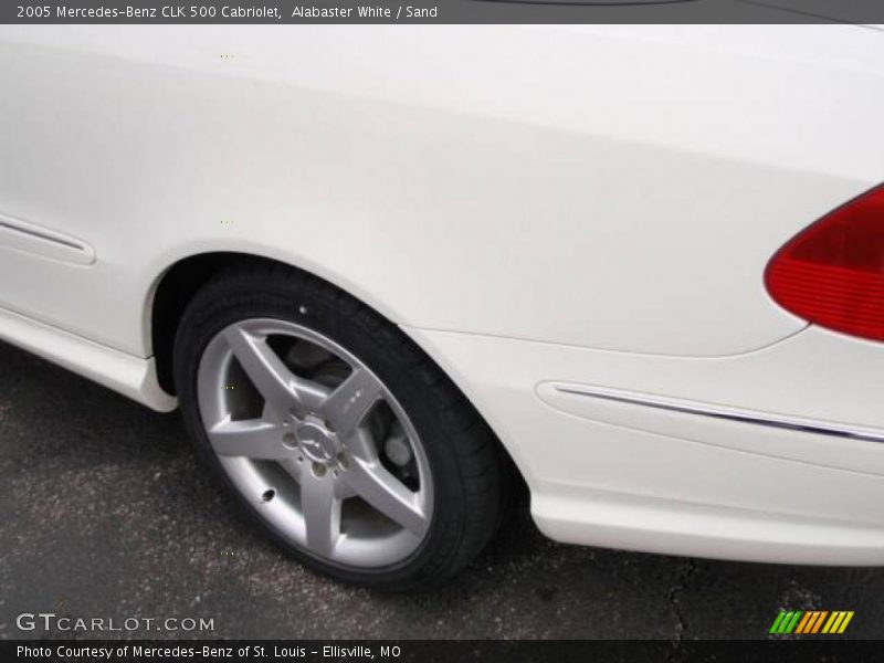 Alabaster White / Sand 2005 Mercedes-Benz CLK 500 Cabriolet