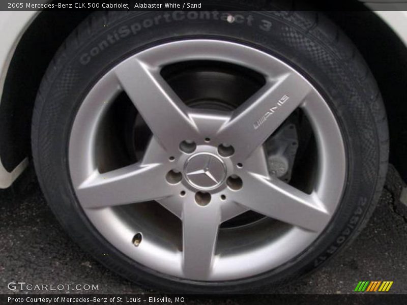 Alabaster White / Sand 2005 Mercedes-Benz CLK 500 Cabriolet