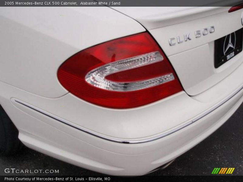 Alabaster White / Sand 2005 Mercedes-Benz CLK 500 Cabriolet