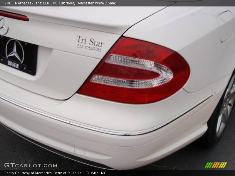 Alabaster White / Sand 2005 Mercedes-Benz CLK 500 Cabriolet