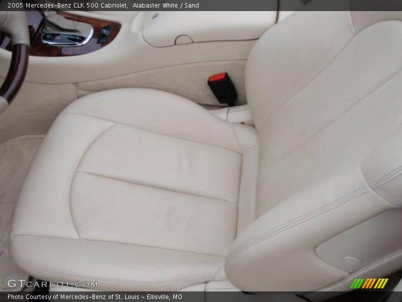 Alabaster White / Sand 2005 Mercedes-Benz CLK 500 Cabriolet