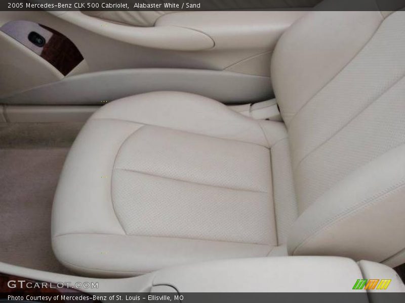 Alabaster White / Sand 2005 Mercedes-Benz CLK 500 Cabriolet