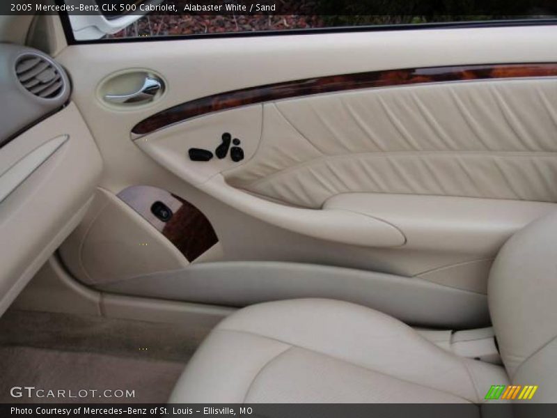 Alabaster White / Sand 2005 Mercedes-Benz CLK 500 Cabriolet