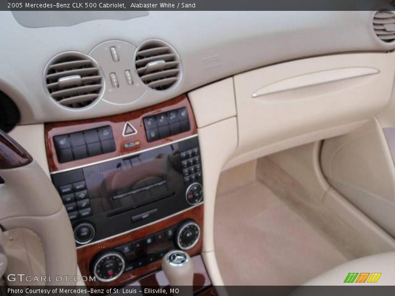 Alabaster White / Sand 2005 Mercedes-Benz CLK 500 Cabriolet