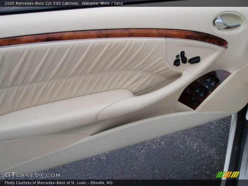 Alabaster White / Sand 2005 Mercedes-Benz CLK 500 Cabriolet