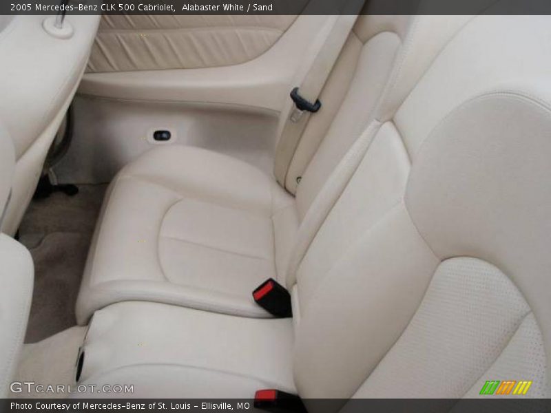 Alabaster White / Sand 2005 Mercedes-Benz CLK 500 Cabriolet