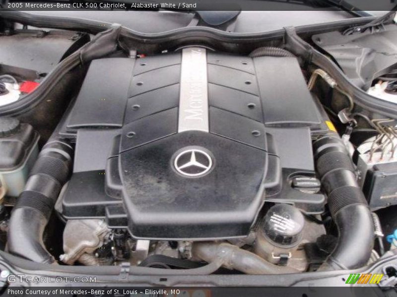 Alabaster White / Sand 2005 Mercedes-Benz CLK 500 Cabriolet