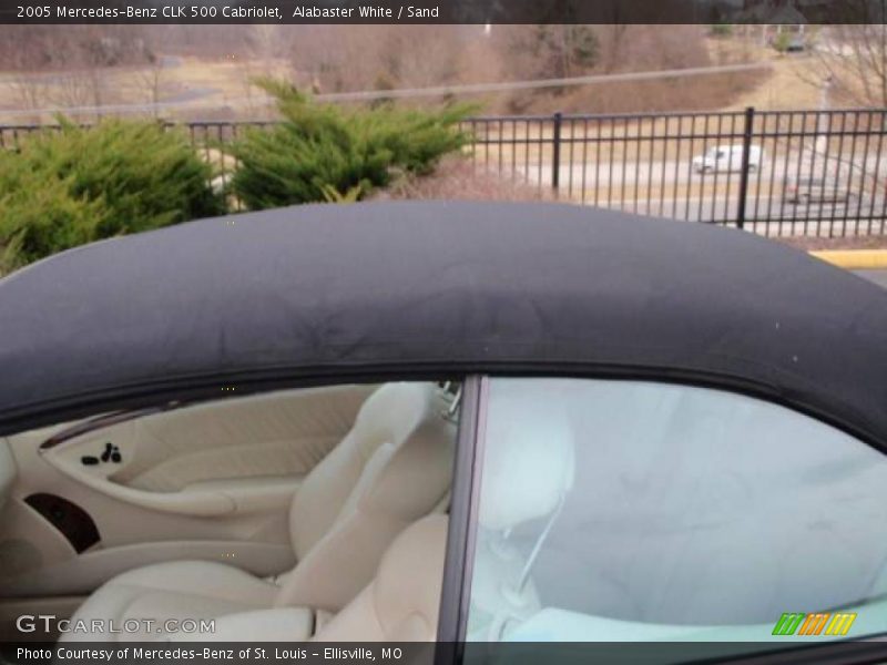 Alabaster White / Sand 2005 Mercedes-Benz CLK 500 Cabriolet