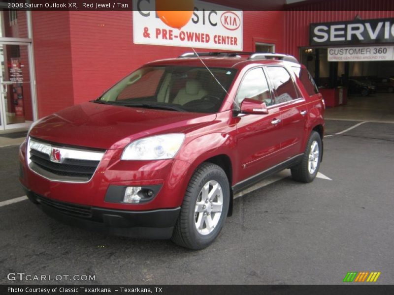 Red Jewel / Tan 2008 Saturn Outlook XR