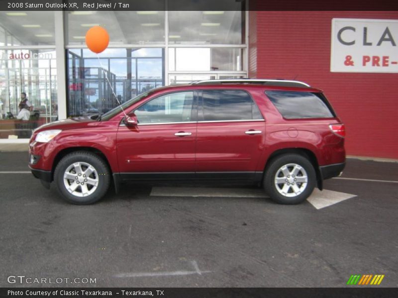 Red Jewel / Tan 2008 Saturn Outlook XR