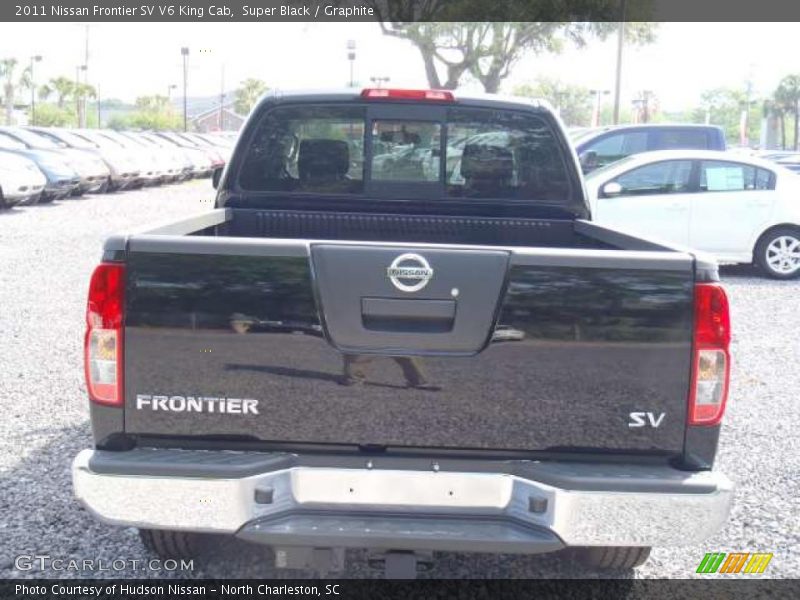 Super Black / Graphite 2011 Nissan Frontier SV V6 King Cab