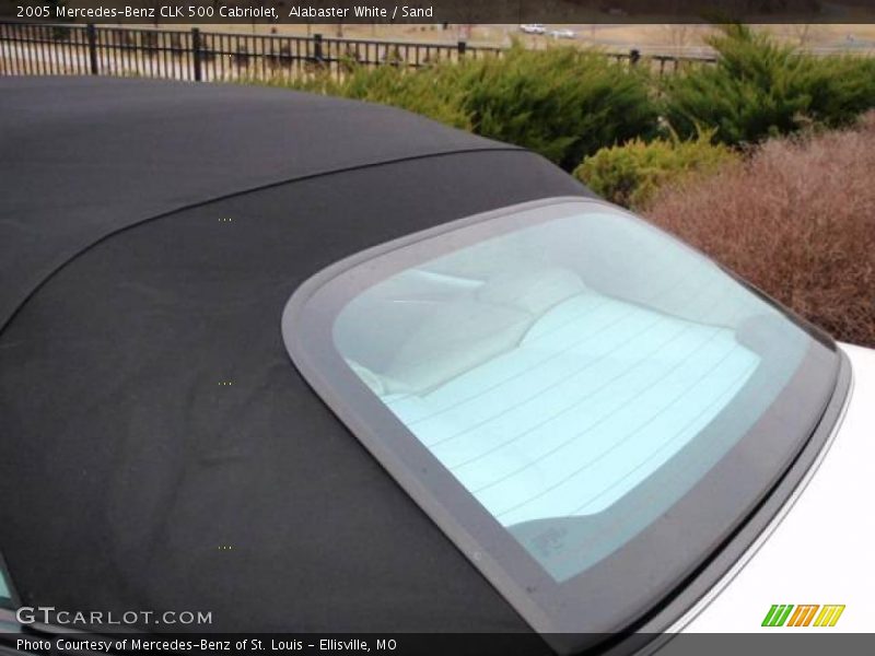 Alabaster White / Sand 2005 Mercedes-Benz CLK 500 Cabriolet