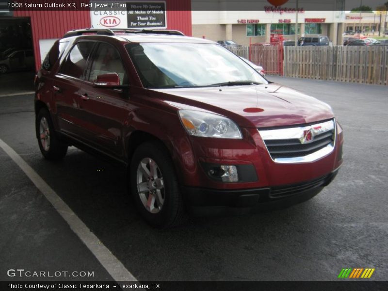 Red Jewel / Tan 2008 Saturn Outlook XR