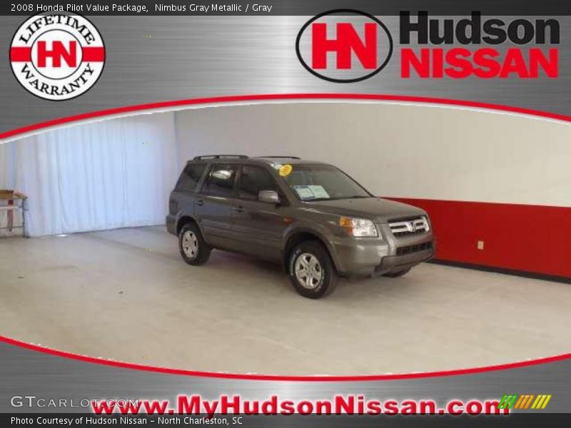 Nimbus Gray Metallic / Gray 2008 Honda Pilot Value Package