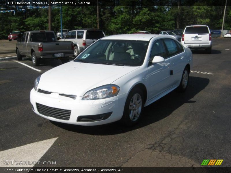 Summit White / Neutral 2011 Chevrolet Impala LT