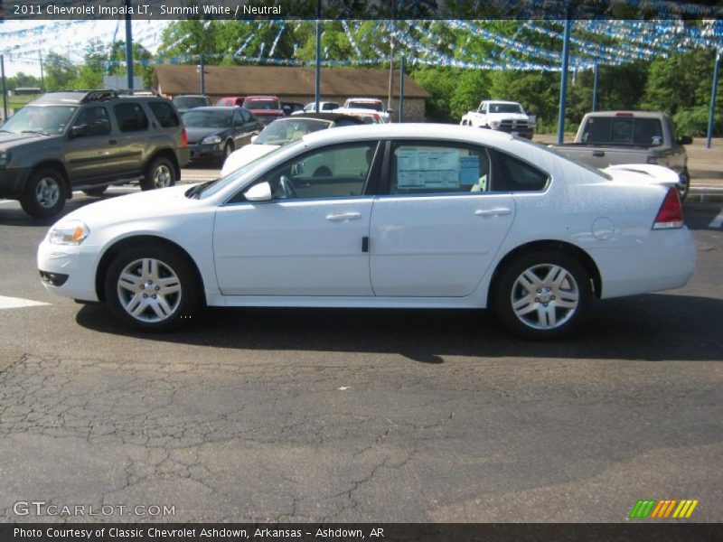 Summit White / Neutral 2011 Chevrolet Impala LT
