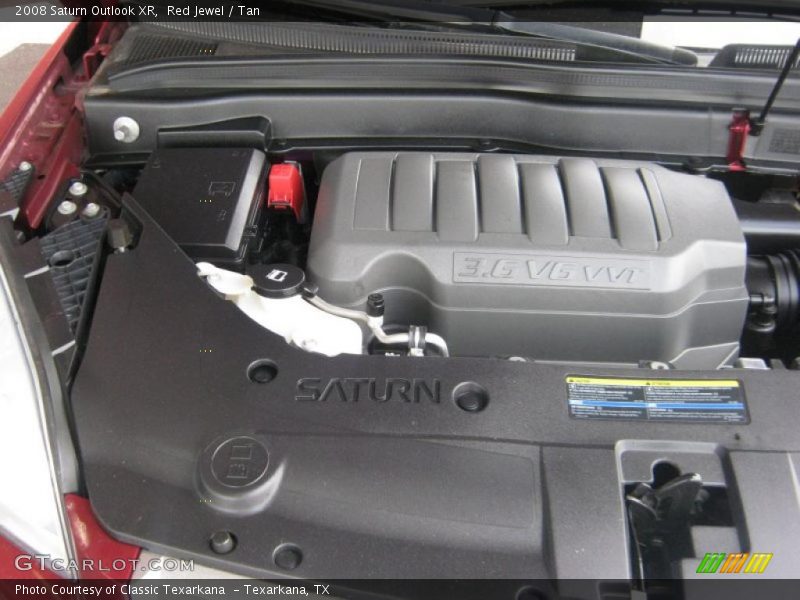 Red Jewel / Tan 2008 Saturn Outlook XR