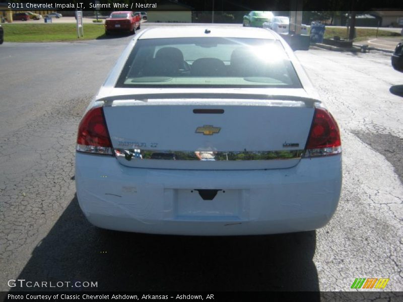 Summit White / Neutral 2011 Chevrolet Impala LT