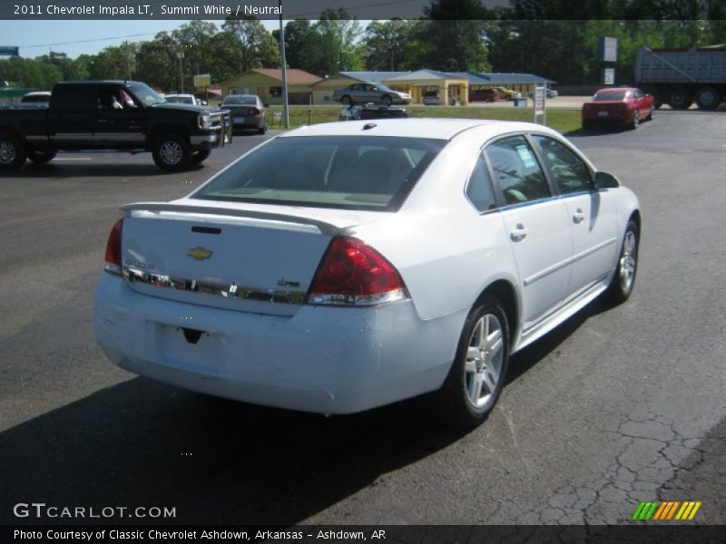 Summit White / Neutral 2011 Chevrolet Impala LT