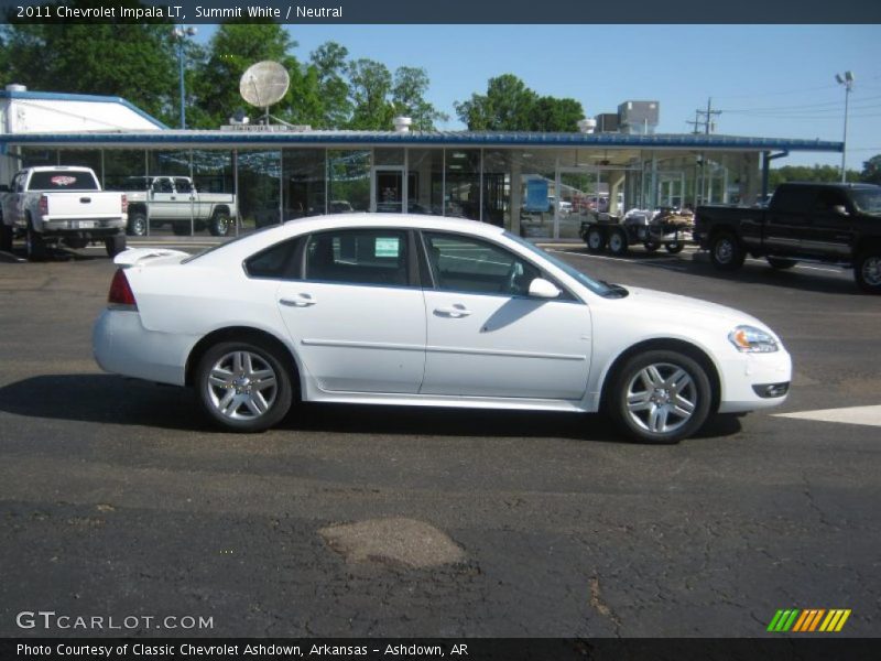 Summit White / Neutral 2011 Chevrolet Impala LT