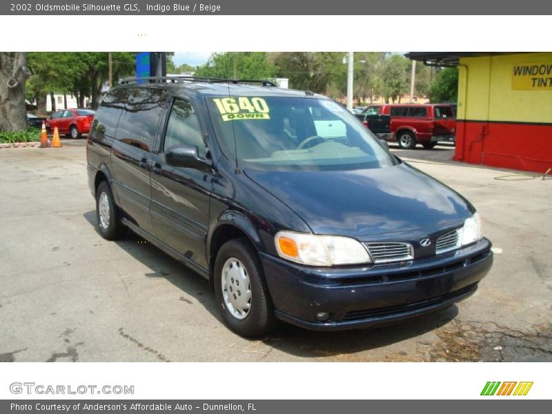 Indigo Blue / Beige 2002 Oldsmobile Silhouette GLS