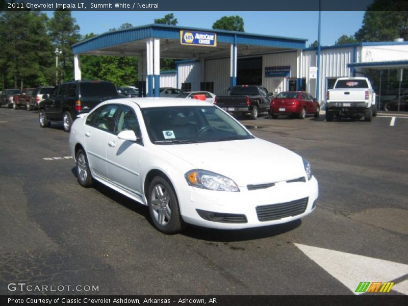 Summit White / Neutral 2011 Chevrolet Impala LT