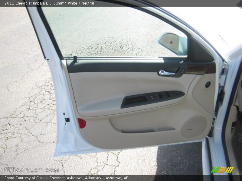 Summit White / Neutral 2011 Chevrolet Impala LT