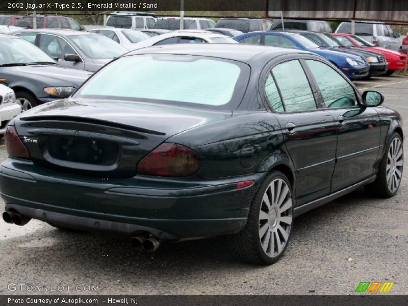 Emerald Metallic / Sand 2002 Jaguar X-Type 2.5