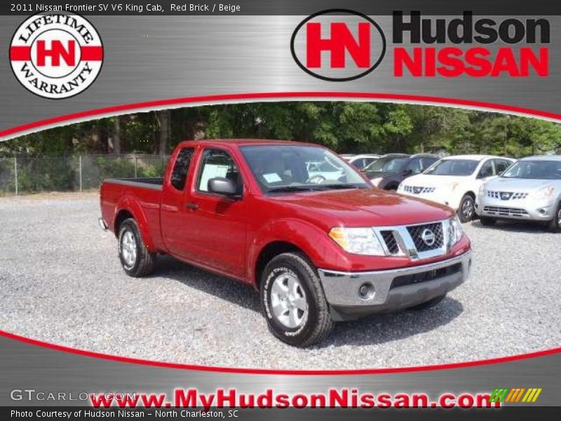 Red Brick / Beige 2011 Nissan Frontier SV V6 King Cab