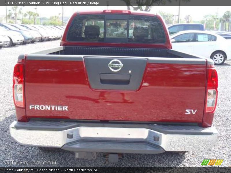 Red Brick / Beige 2011 Nissan Frontier SV V6 King Cab