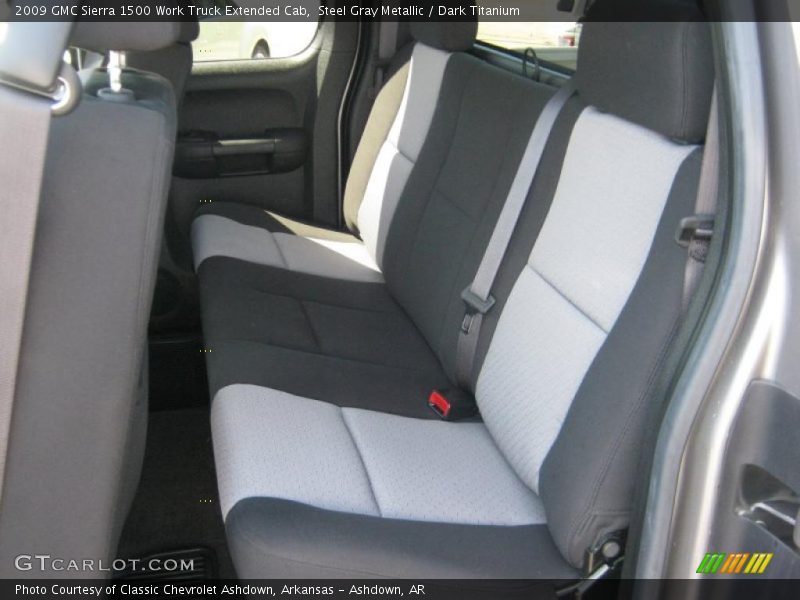 Steel Gray Metallic / Dark Titanium 2009 GMC Sierra 1500 Work Truck Extended Cab