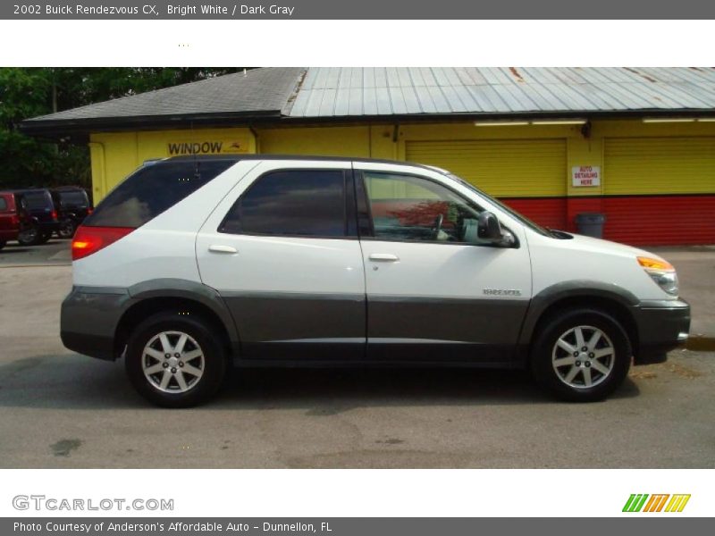 Bright White / Dark Gray 2002 Buick Rendezvous CX