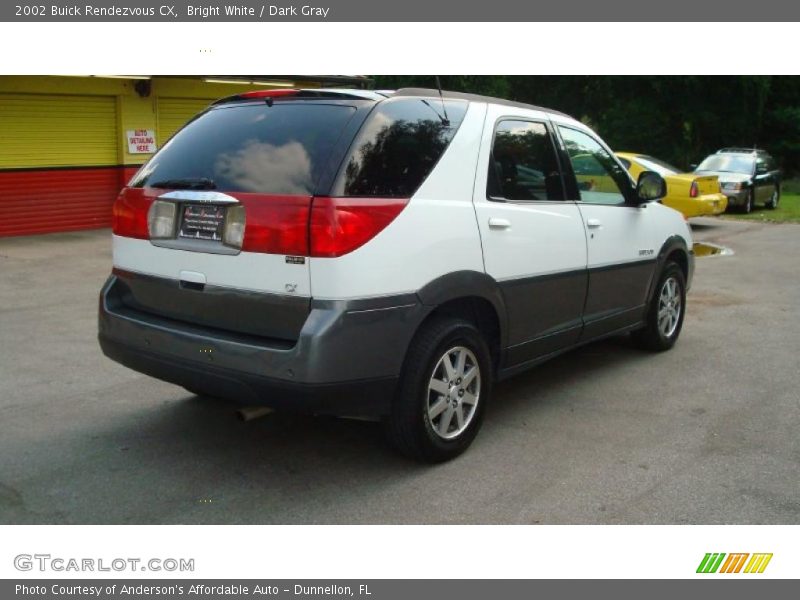 Bright White / Dark Gray 2002 Buick Rendezvous CX