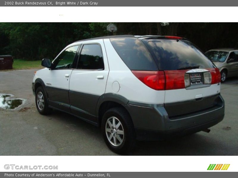 Bright White / Dark Gray 2002 Buick Rendezvous CX