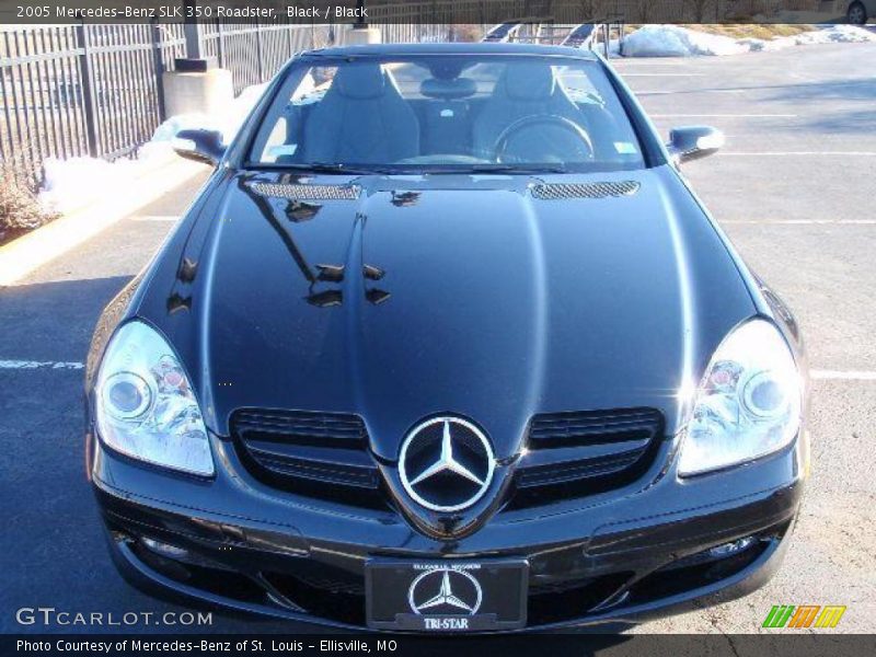 Black / Black 2005 Mercedes-Benz SLK 350 Roadster