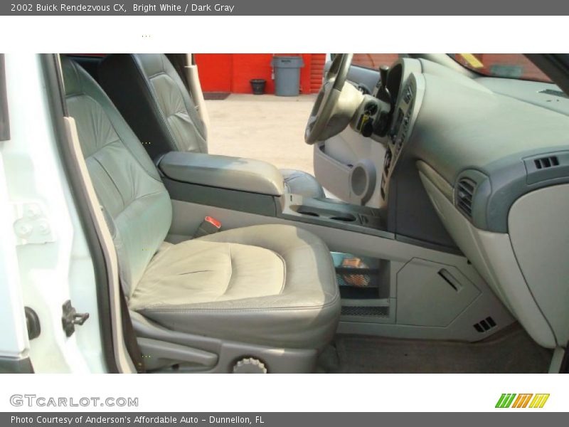 Bright White / Dark Gray 2002 Buick Rendezvous CX