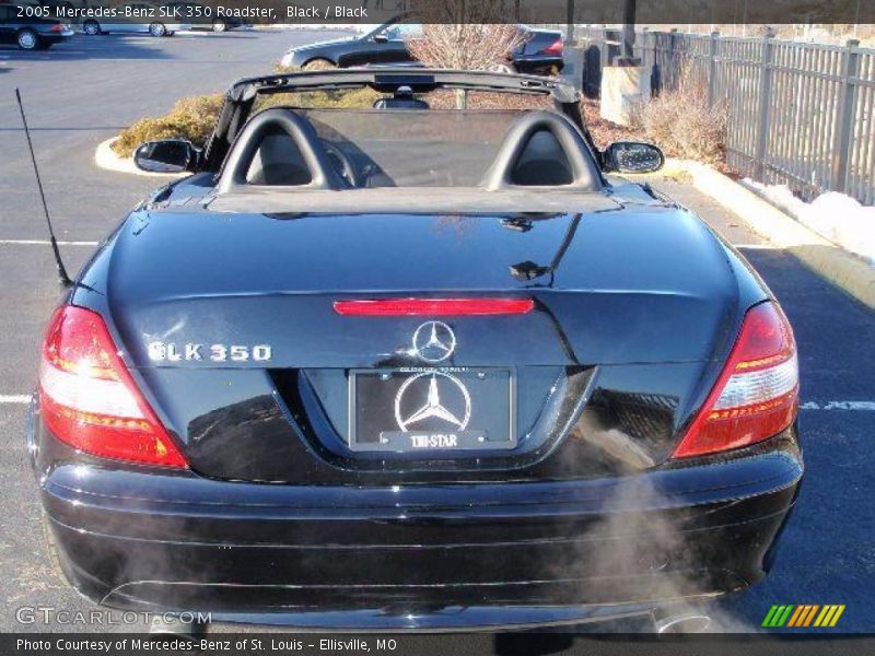 Black / Black 2005 Mercedes-Benz SLK 350 Roadster