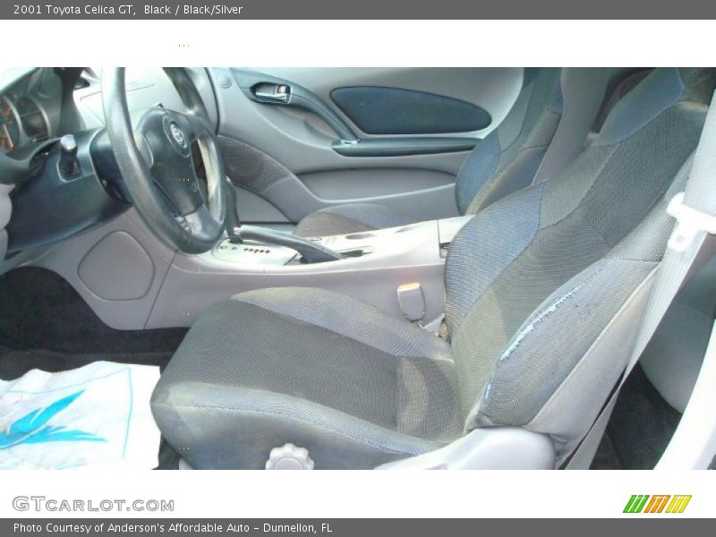Black / Black/Silver 2001 Toyota Celica GT