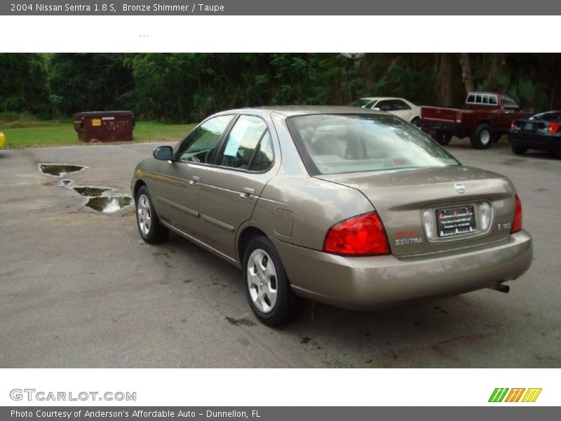 Bronze Shimmer / Taupe 2004 Nissan Sentra 1.8 S
