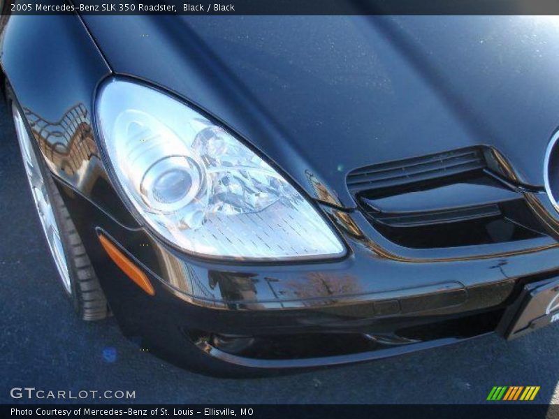 Black / Black 2005 Mercedes-Benz SLK 350 Roadster