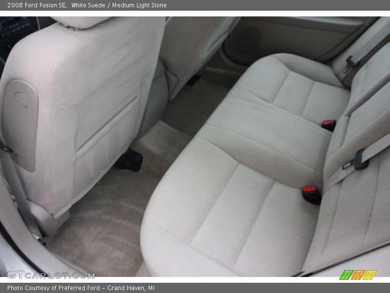 White Suede / Medium Light Stone 2008 Ford Fusion SE