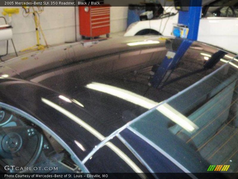 Black / Black 2005 Mercedes-Benz SLK 350 Roadster
