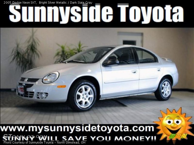 Bright Silver Metallic / Dark Slate Gray 2005 Dodge Neon SXT