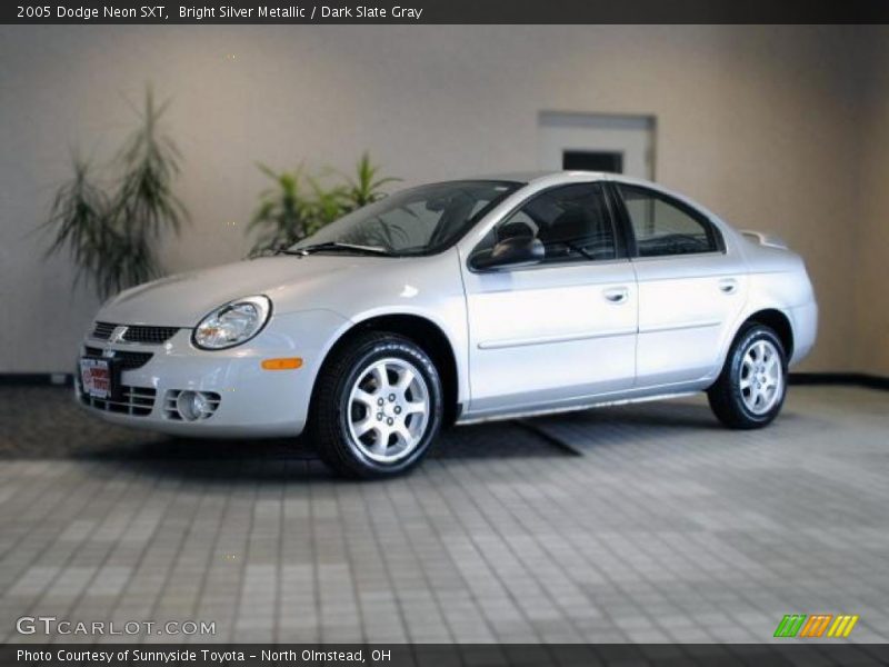 Bright Silver Metallic / Dark Slate Gray 2005 Dodge Neon SXT