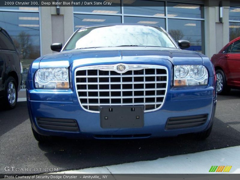 Deep Water Blue Pearl / Dark Slate Gray 2009 Chrysler 300