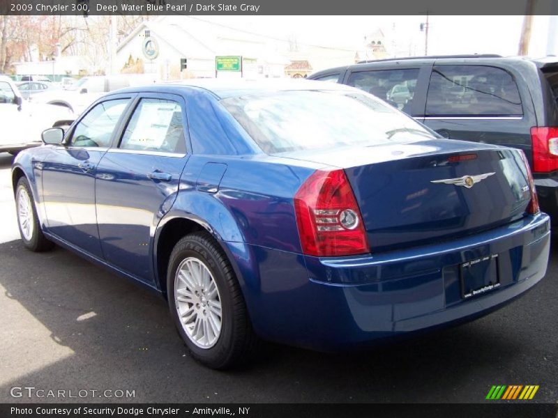 Deep Water Blue Pearl / Dark Slate Gray 2009 Chrysler 300