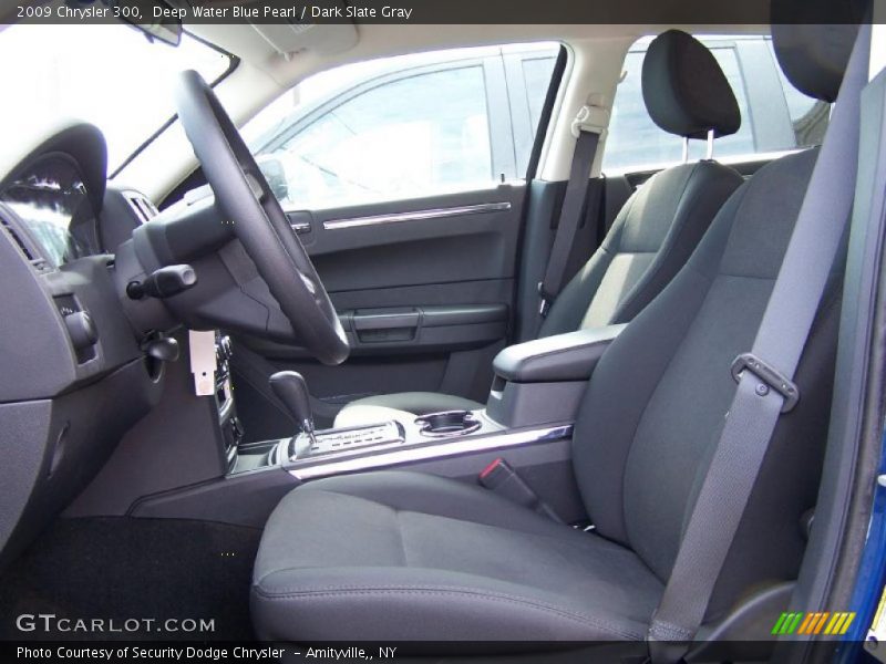 Deep Water Blue Pearl / Dark Slate Gray 2009 Chrysler 300
